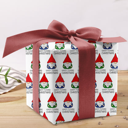 Christmas Gnomes Holiday Wrapping Paper Roll