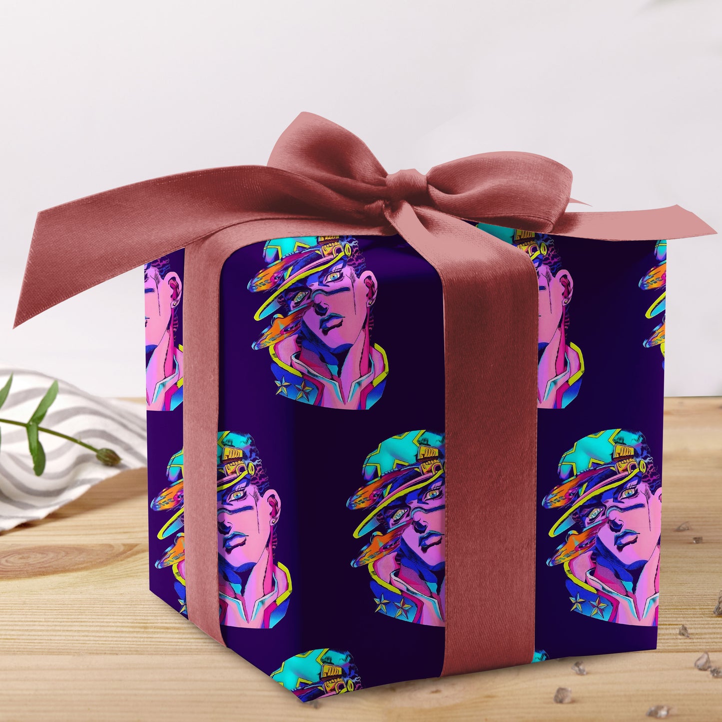 Jotaro Kujo Wrapping Paper JoJo Stardust Crusaders Paper