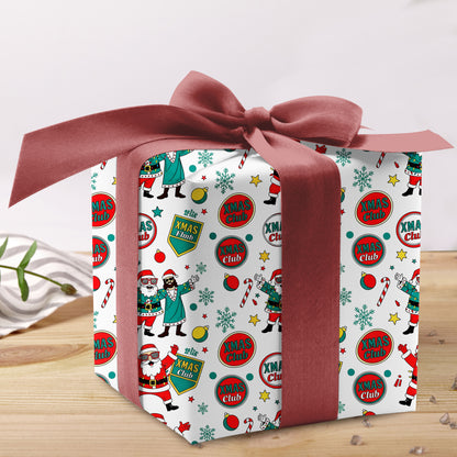 Santa and Jesus Wrap Gift