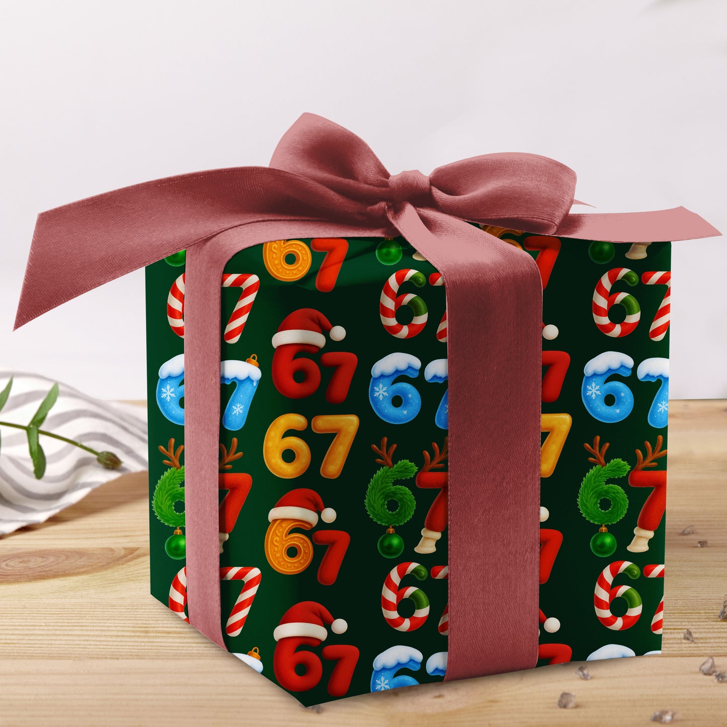 67 Gen Alpha Christmas Wrapping Paper
