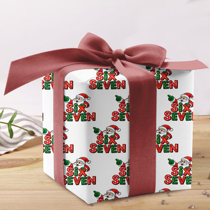 67 Santa Christmas Wrapping Paper Sheet