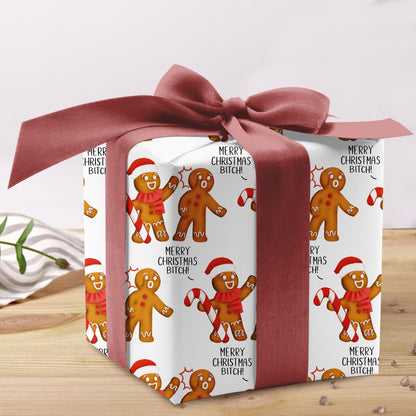 Ginger Merry Christmas Bitch Wrapping Paper