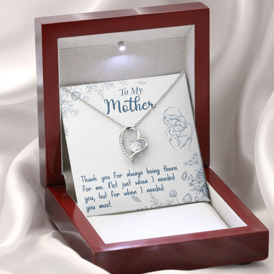 To My Mother Necklace, Sentimental Mother's Day Gift for Mom, Moms Birthday Gifts Idea