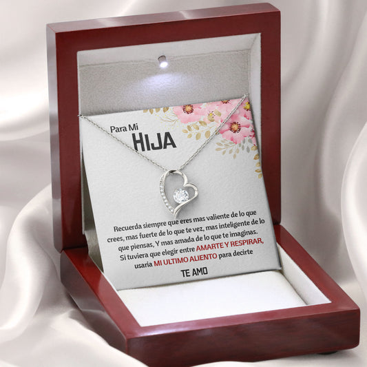 To My Daughter Necklace, Birthday, Wedding, Valentines Day, Graduation Gifts