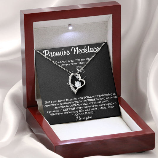 Promise Necklace Romantic Jewelry Gift for Her