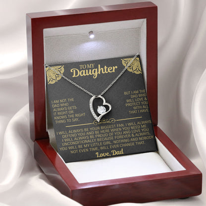 To My Daughter Graduation Necklace Gift