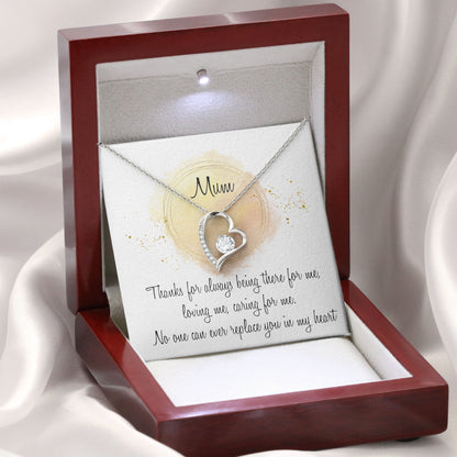 To My Mum Necklace with Message Card, Valentine, Sentimental Birthday, Mothers Day Gift