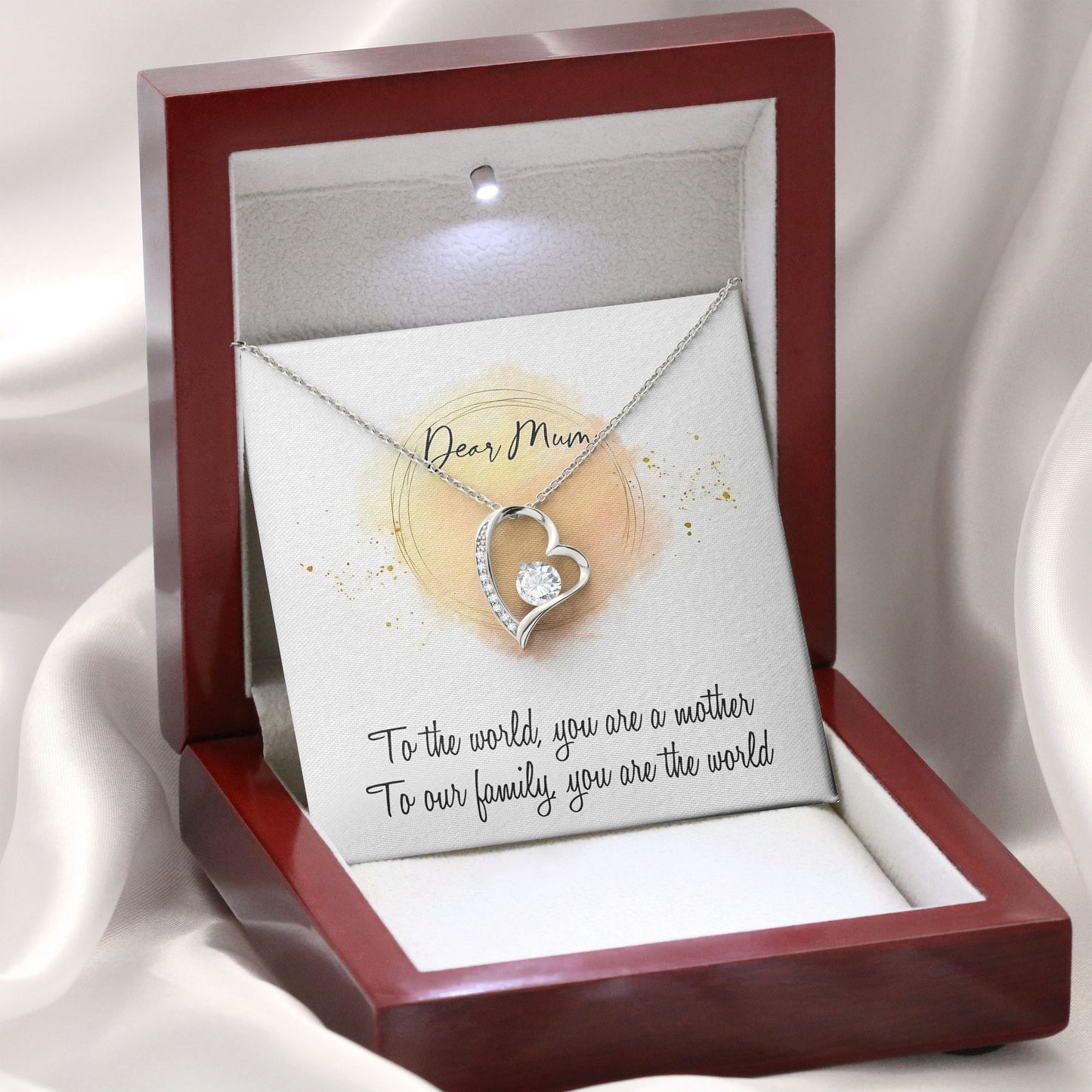 Dear Mom Necklace, Valentine's Day Birthday Gifts Ideas, Loving Mother Keepsake, Mother Gift