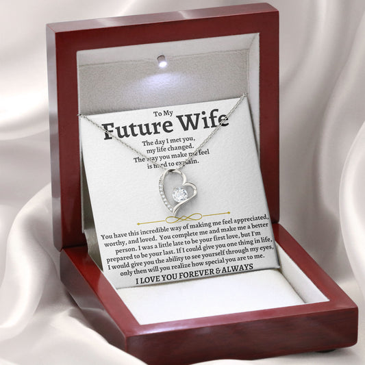 To My Future Wife Necklace Gift from Husband
