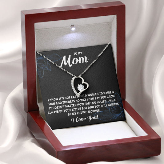 To My Mom Necklace, Valentine's Day Birthday Gifts Ideas, Anniversary Keepsake, Mother Gift
