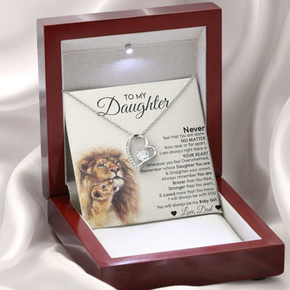 To My Daughter Necklace for Special Moments From Dad