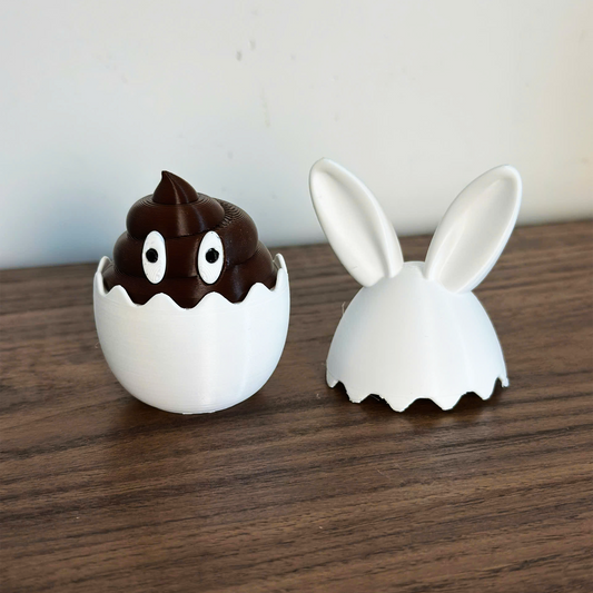Surprise Egg with Hidden Poop Inside