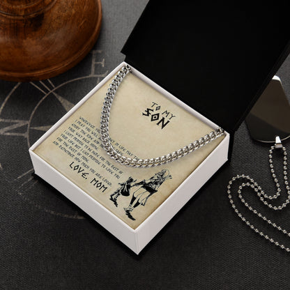 To My Son Necklace Wedding Gift from Mom