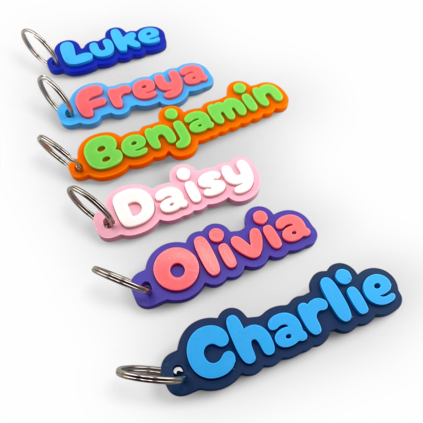 Personalized Name Keychain, Key Ring