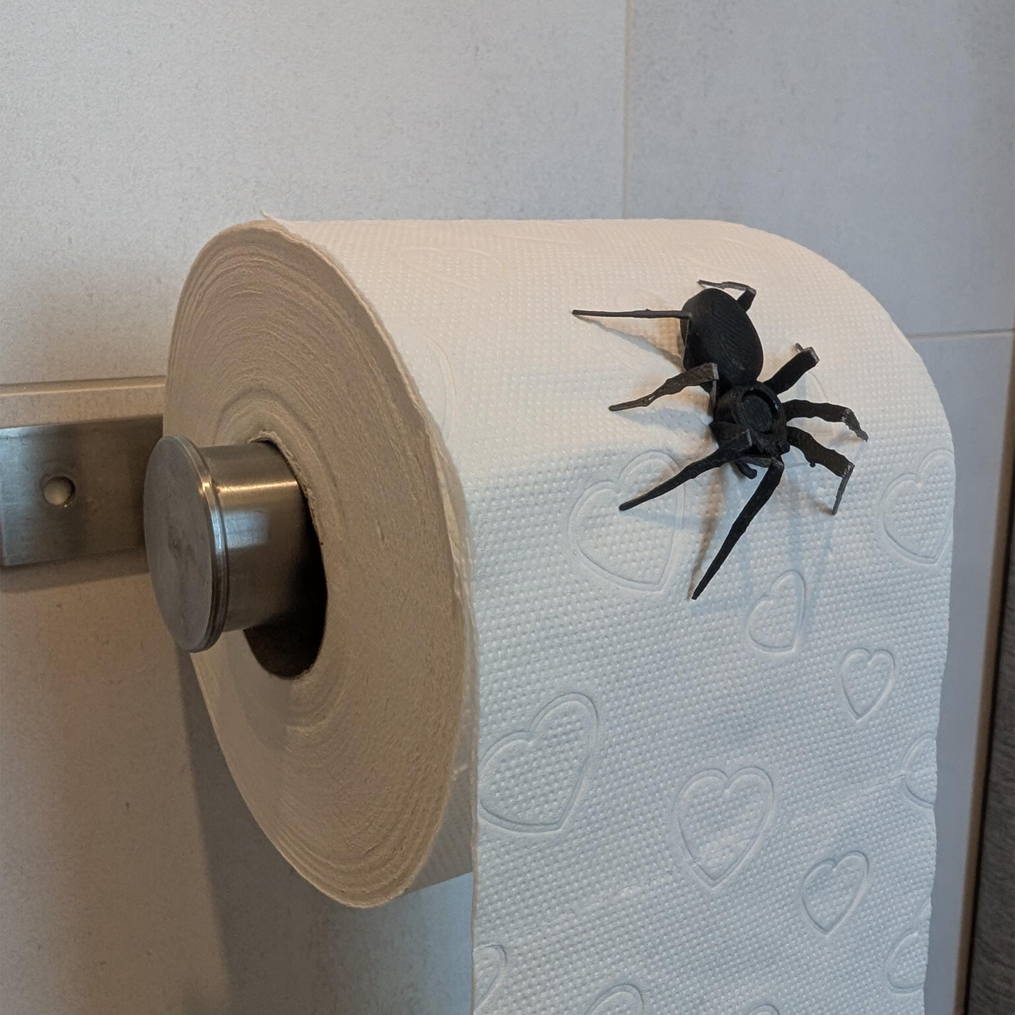 Prank Spider Toilet Paper