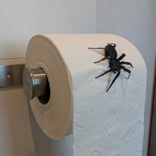Prank Spider Toilet Paper