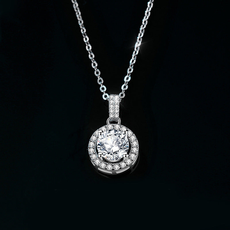 To My Beautiful Wife Necklace With Message Card