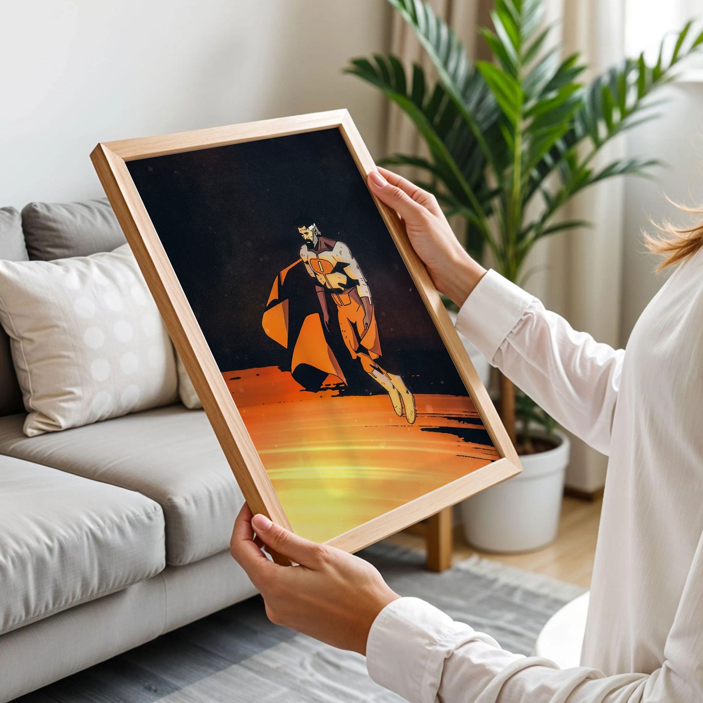 Omni Man Space Matte Vertical Poster