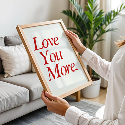 Love You More Wall Decor