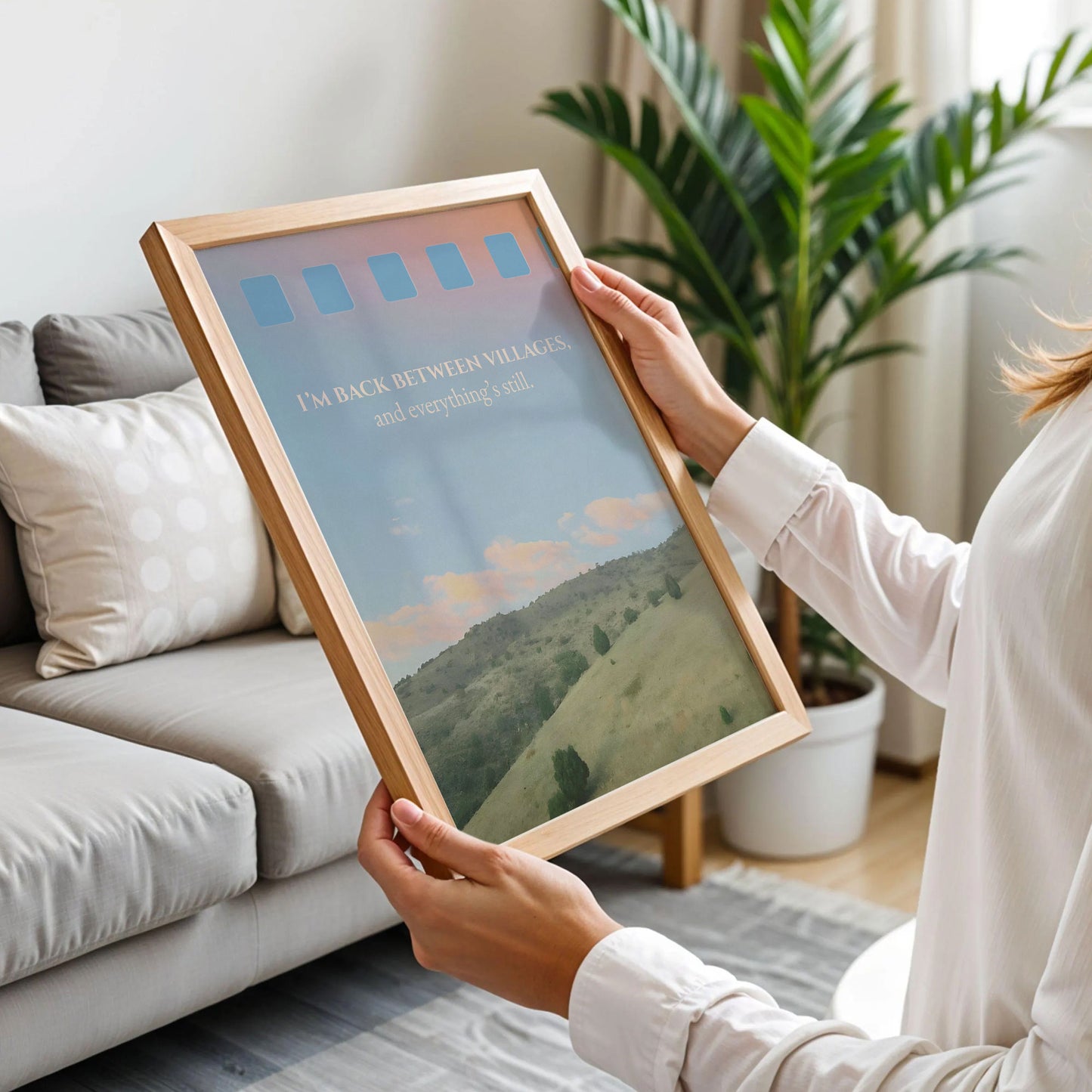 The View Between Villages Poster