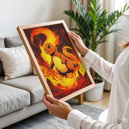 Charmander Pokemon Wall Art