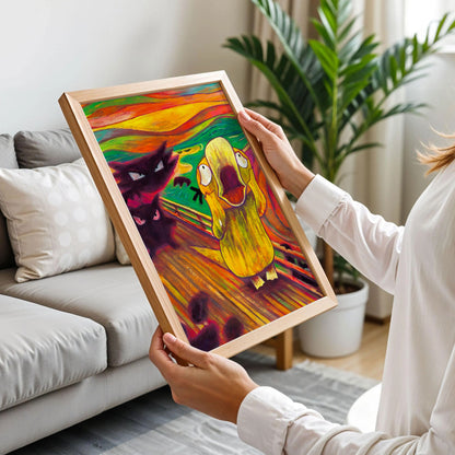 Psyduck The Scream Art