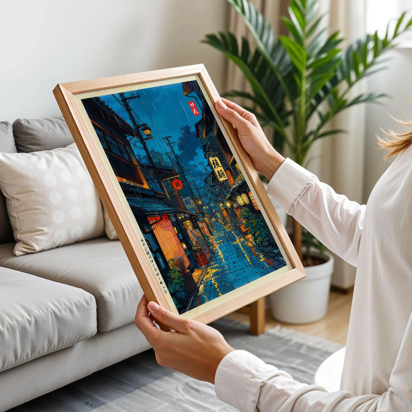 Japanese Tokyo Tea House Wall Art Poster
