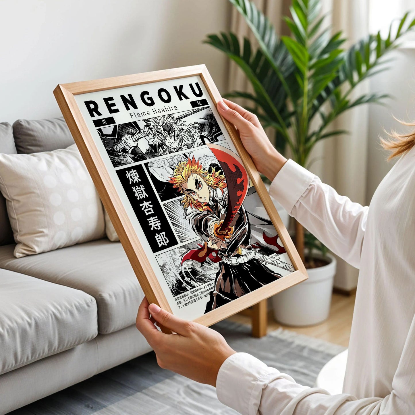 Demon Slayer Mugen Train Arc Rengoku Poster
