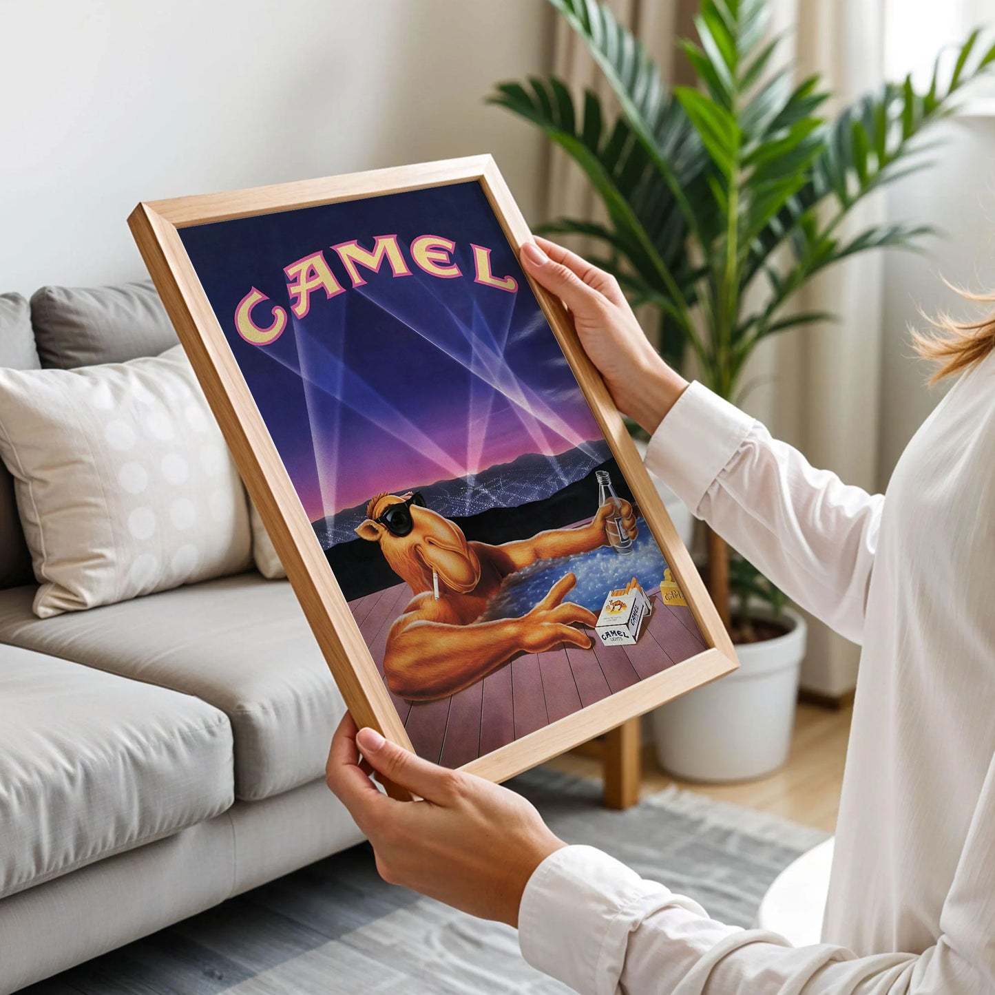 Camel Cigarette Advert Art
