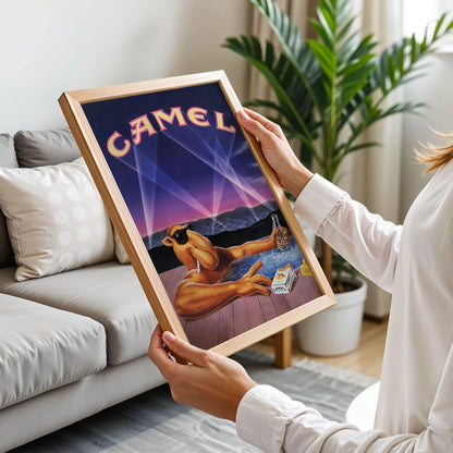 Camel Cigarette Advert Art