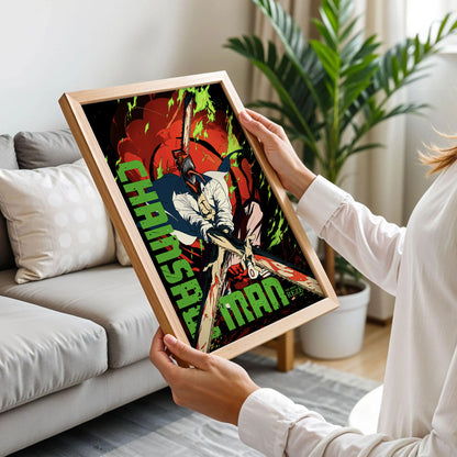 Chainsaw Man Denji Anime Poster