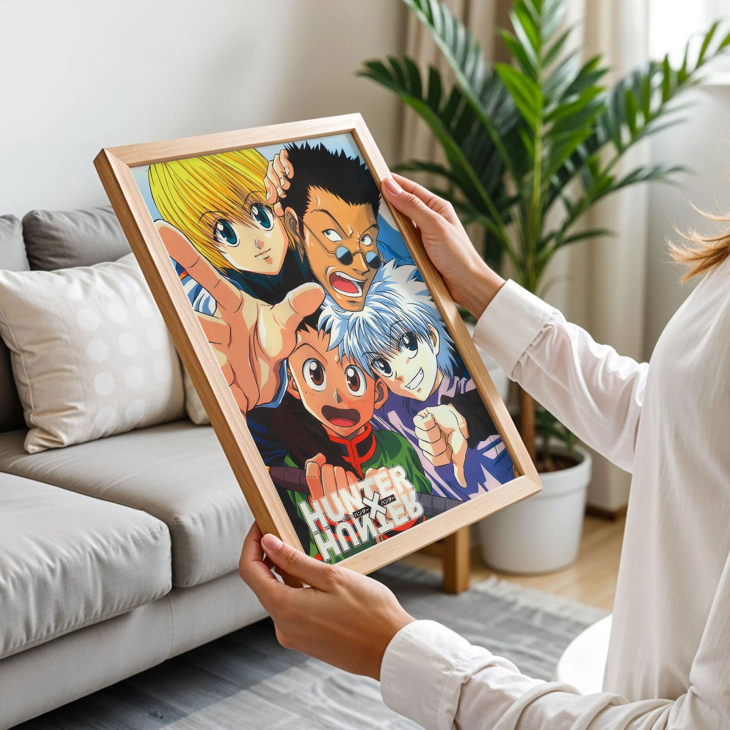 Hunter x Hunter Retro Anime Wall Art
