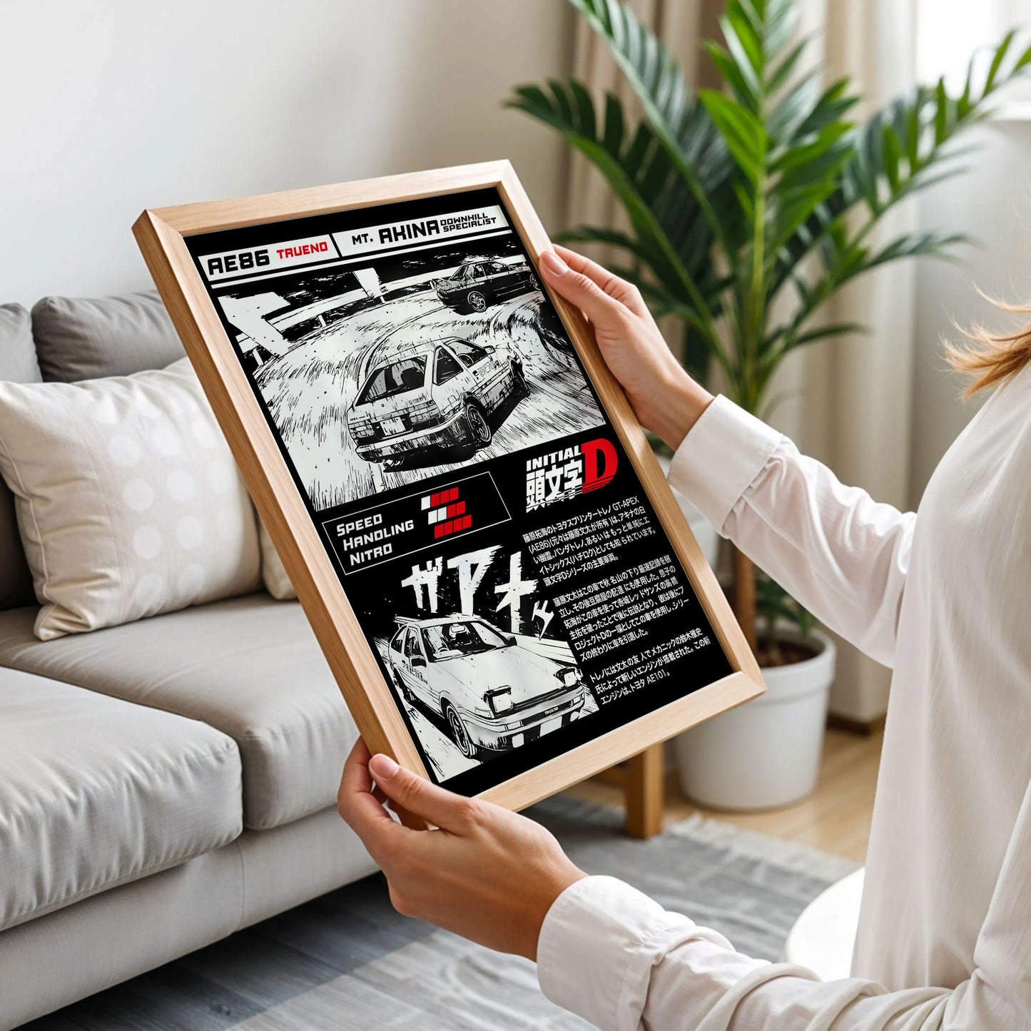Initial D Anime Poster