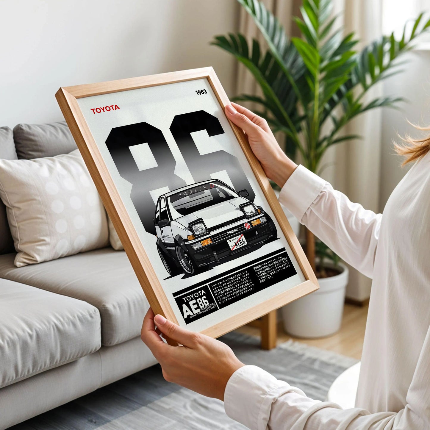 Initial D Toyota AE86 Sprinter Trueno Poster