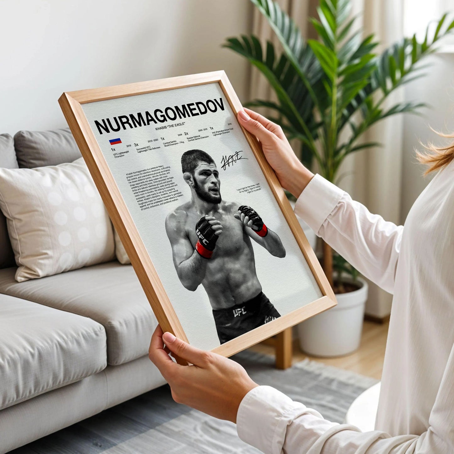 Khabib Nurmagomedov “The Eagle” Poster