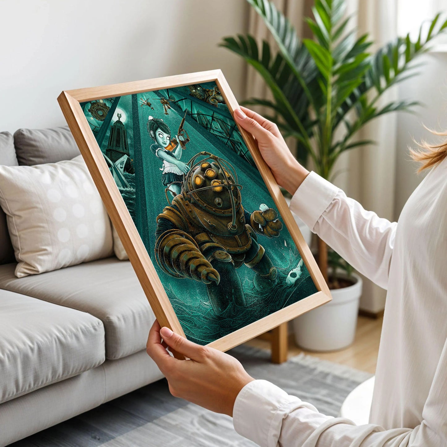 Bioshock Rapture Big Daddy Art Print