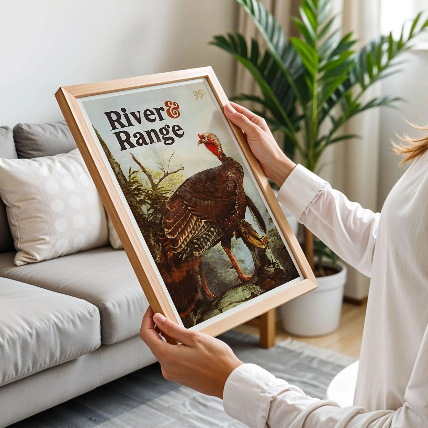 Turkey Hunting Art Print