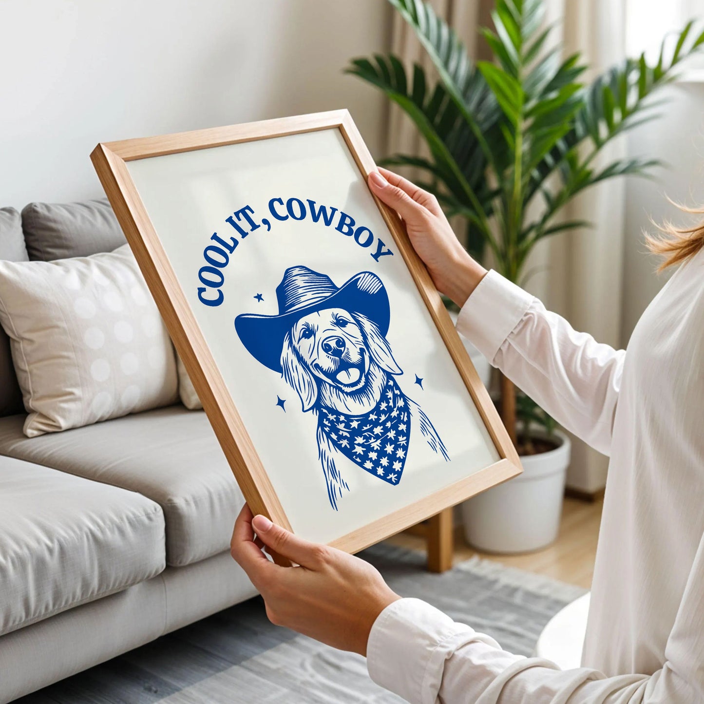 Cool It Cowboy Dog Wall Art