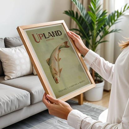 Lake Trout Fishing Print