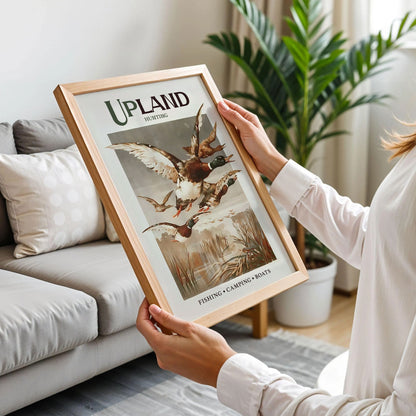 Retro Mallard Hunting Print