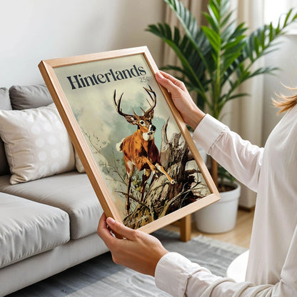 Vintage Stag Art Print
