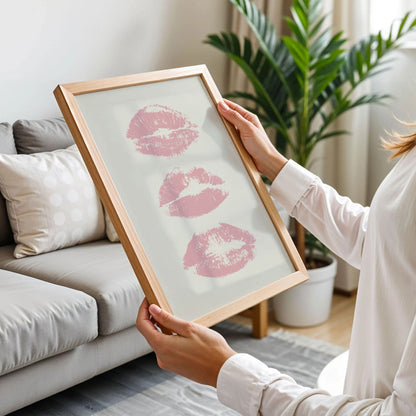 Kiss Lips Trendy Wall Art