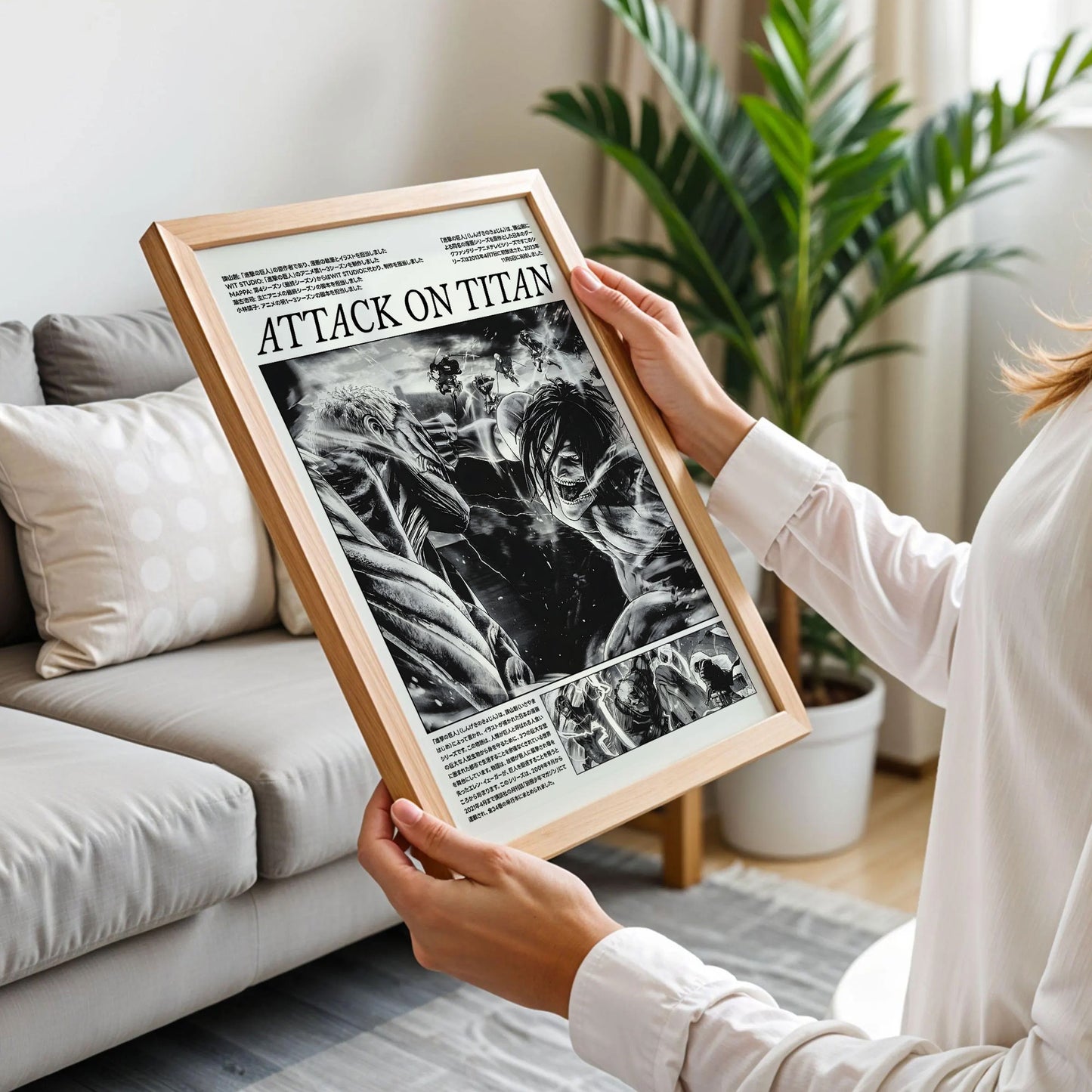 Attack on Titan Manga Anime Print Art