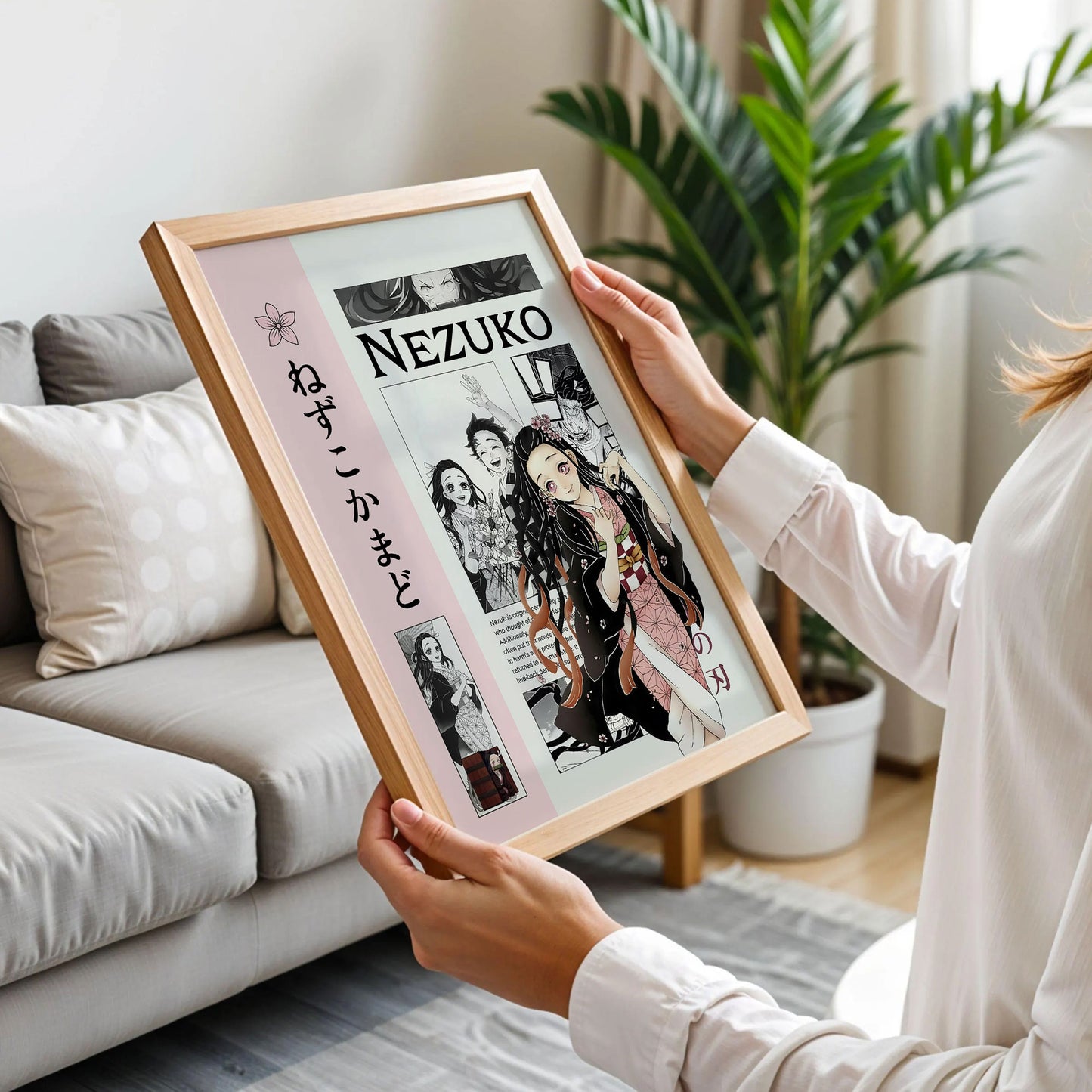 Nezuko Kamado Kimetsu no Yaiba Poster