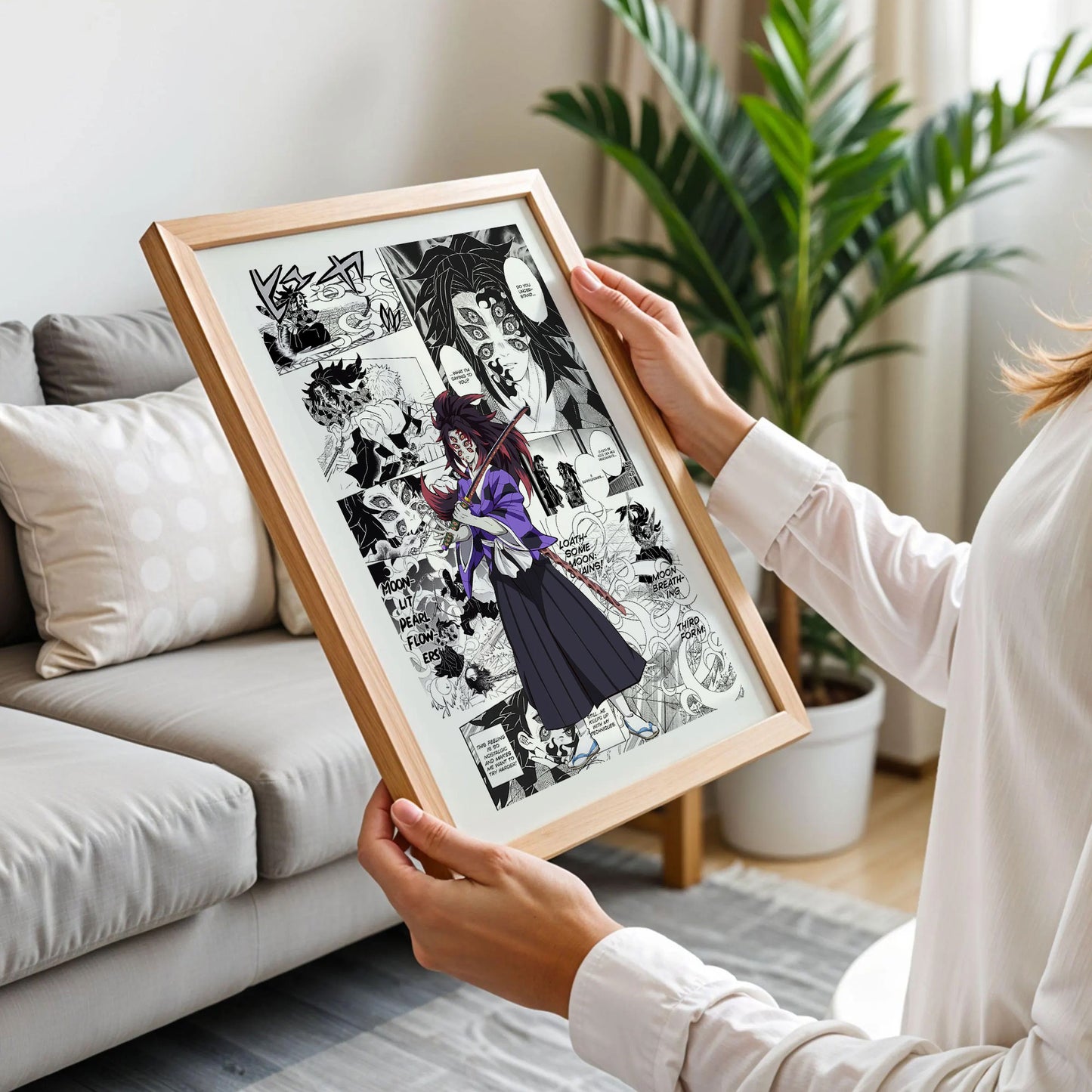 Demon Slayer Kokushibo Anime Print