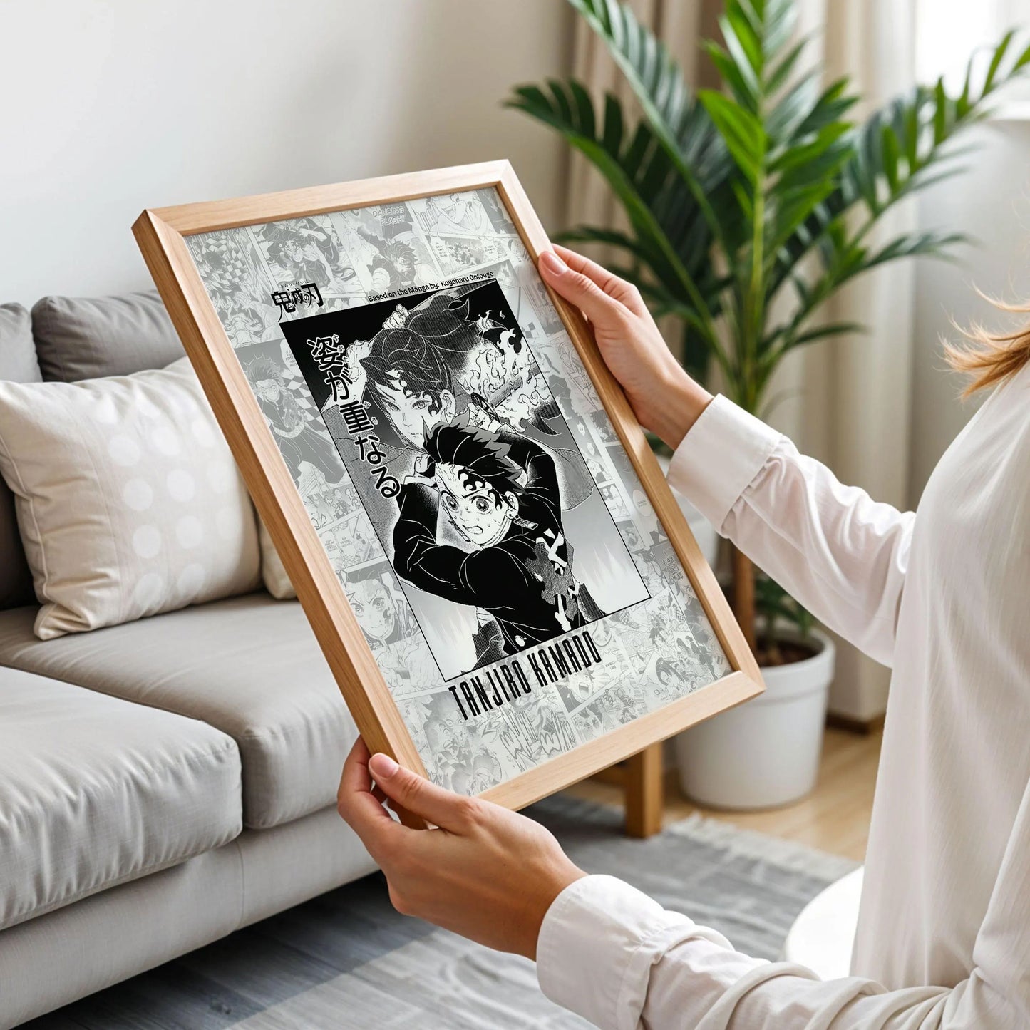 Kimetsu no Yaiba Tanjiro Kamado Wall Art