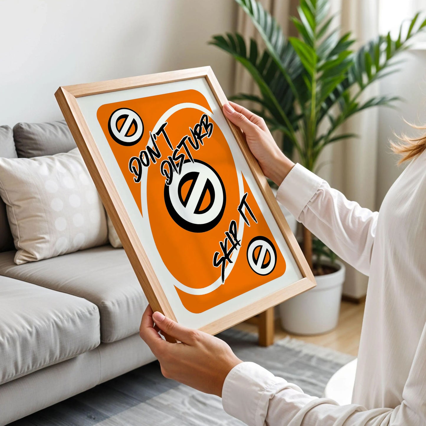 Don't Disturb Skeep It Wall Art