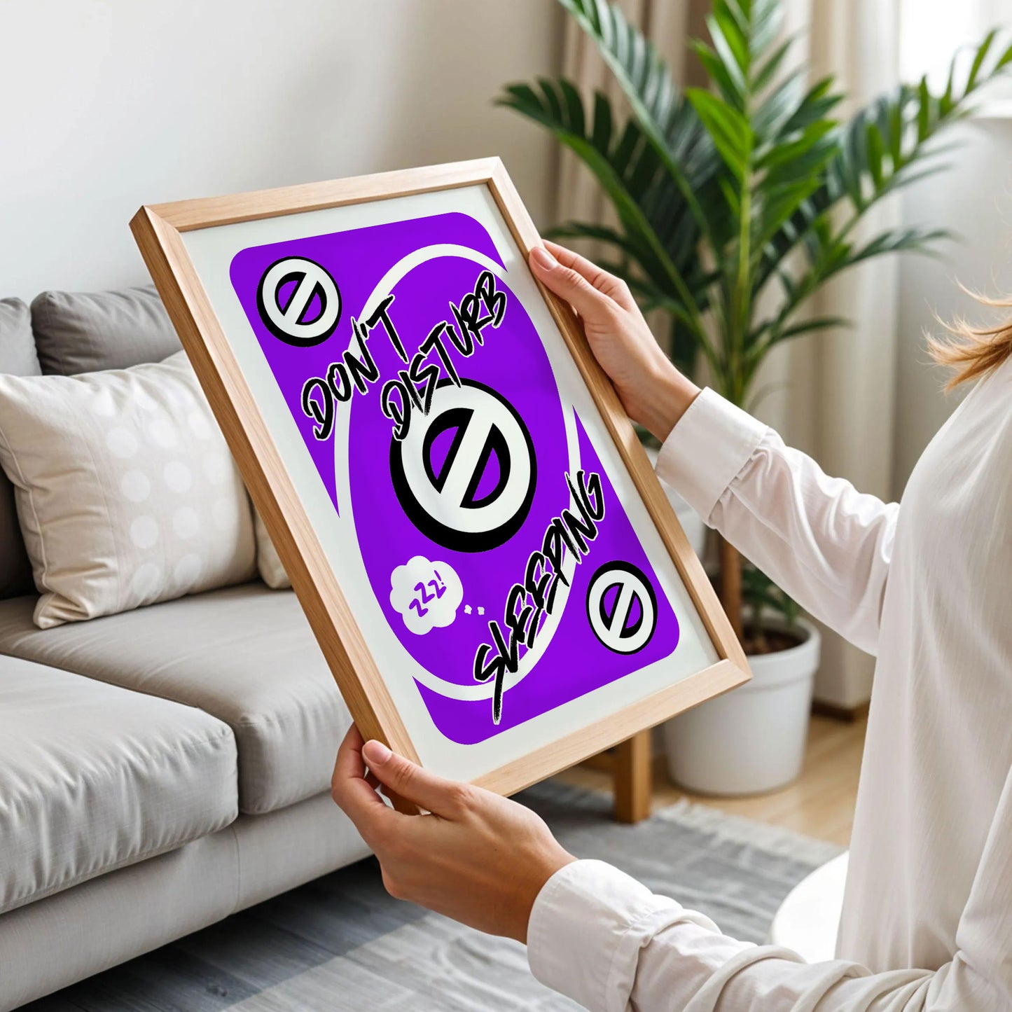 Don't Disturb Sleeping Uno Poster