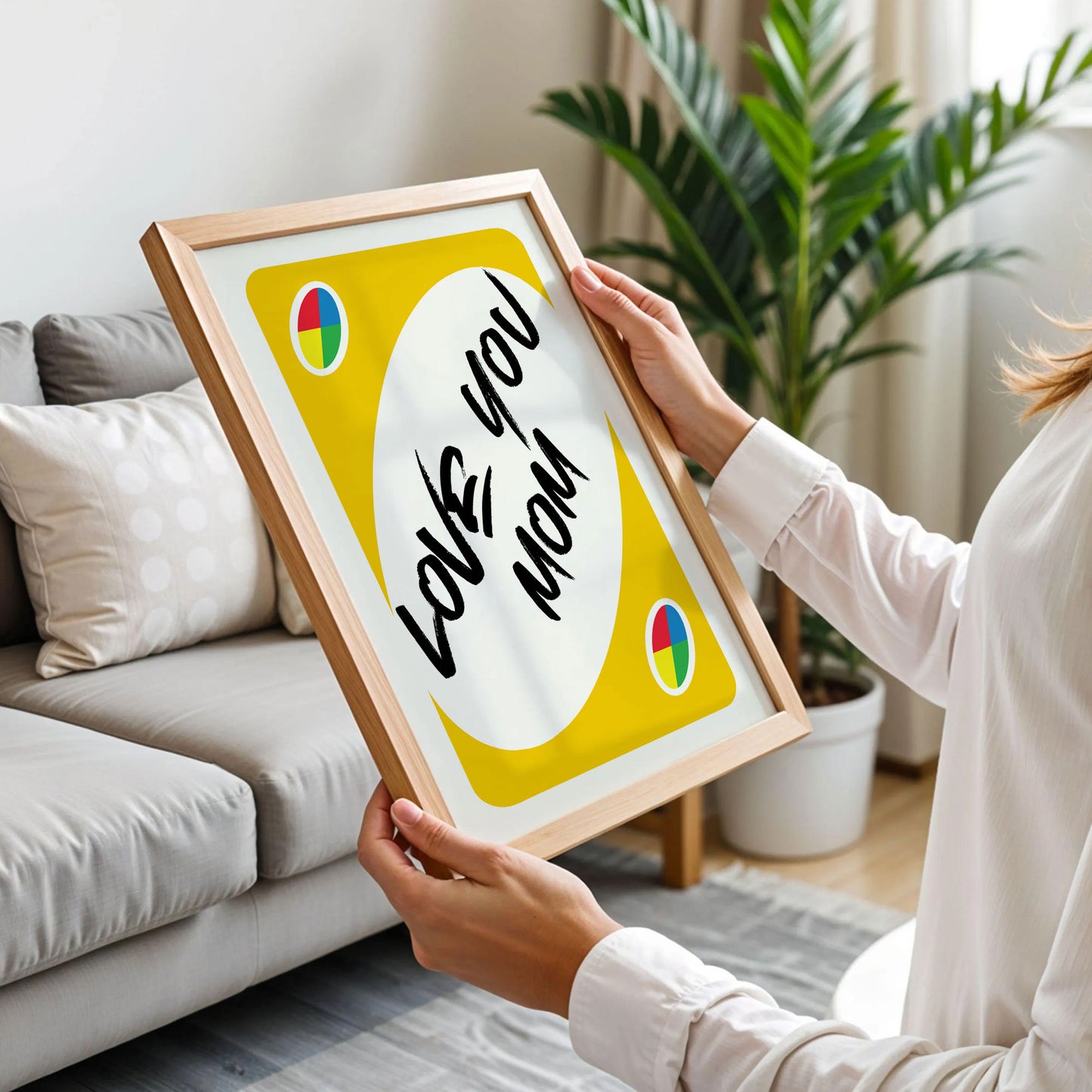 Love You Mom Quote Art
