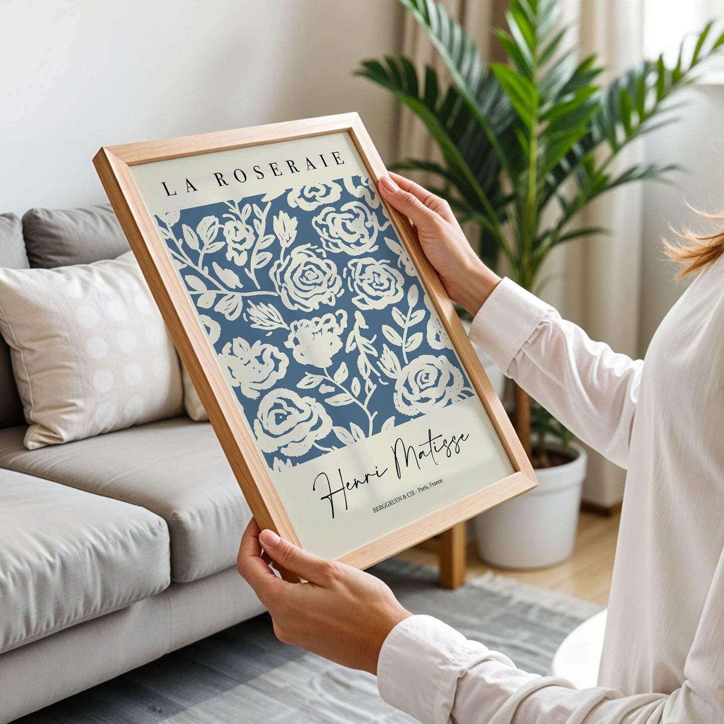 French Navy Matisse Print